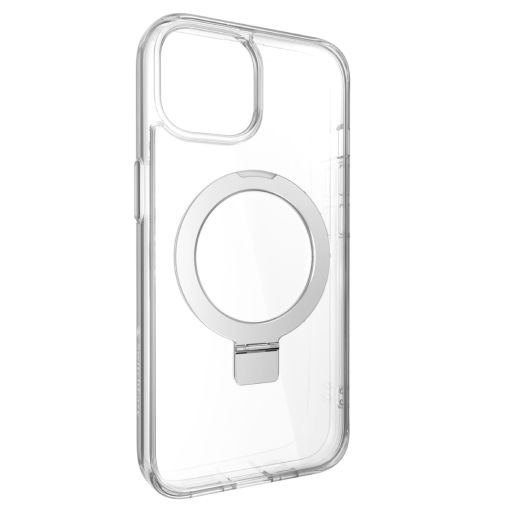 Защитный чехол-подставка SwitchEasy MagStand M StandGuard Transparent для iPhone 15 Plus (SPH567173TR23)