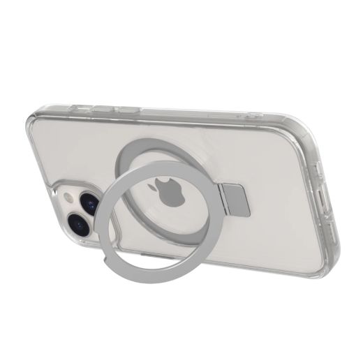 Защитный чехол-подставка SwitchEasy MagStand M StandGuard Transparent для iPhone 15 (SPH561173TR23)