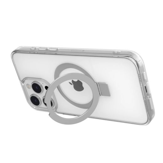 Защитный чехол-подставка SwitchEasy MagStand M StandGuard Transparent для iPhone 15 Pro Max (SPH57P173TR23)