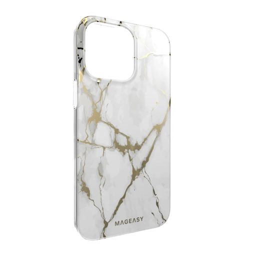 Чохол SwitchEasy Marble Champagne White with MagSafe для iPhone 14 Pro (MPH61P018CW22) 