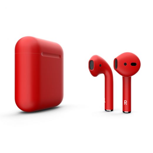 Беспроводные наушники AirPods 2 Color with Charging Case Matte Red (MV7N2)