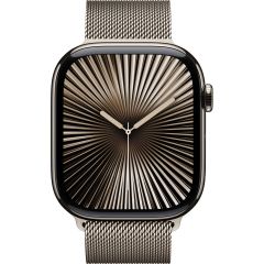 Смарт-часы Apple Watch Series 10 GPS + Cellular 46мм Natural Titanium Case with Natural Milanese Loop (M/L) (MWYC3)