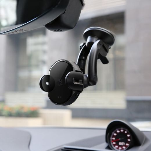 Бездротова зарядка для телефону Mcdodo 2 in 1 Car Mounted Phone Stander Car Wireless Charger 10W
