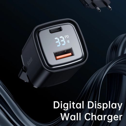 Мережевий зарядний пристрій Mcdodo 33W PD+QC Digital Display Charger (CH-1701)