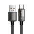Нейлоновий кабель Mcdodo Auto Power Off 6A USB-C Super Charge Transparent Data Cable 1.2 метр (CA-3150)