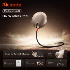 Бездротова зарядка McDodo CH-286 MagQ Qi2 Magnetic 15W Wireless Charging Black