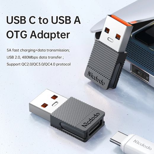 Адаптер Mcdodo Type-C 5A to USB-A 2.0 Convertor (OT-6970)