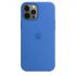 Силиконовый чехол CasePro Silicone Case (High Quality) Capri Blue для iPhone 12 | 12 Pro