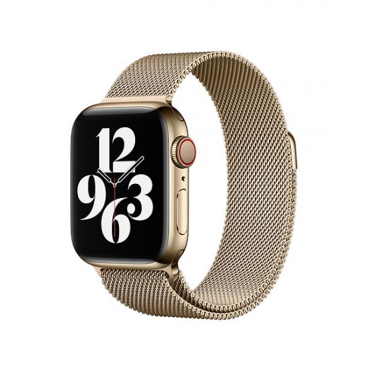 Оригинальный ремешок Apple Milanese Loop Gold (ML733) для Apple Watch 38mm | 40mm | 41mm