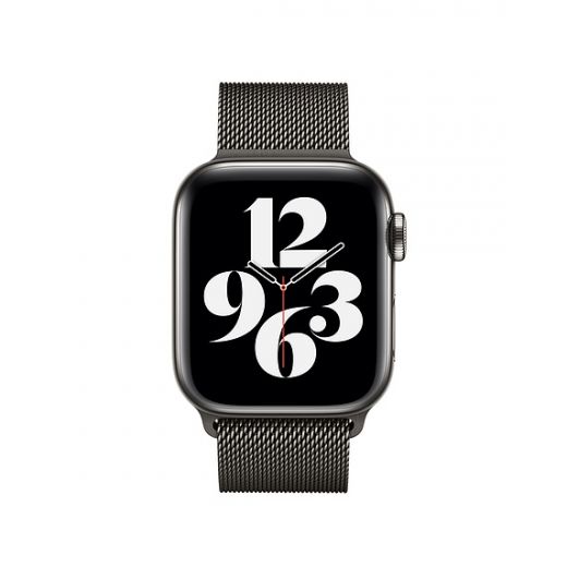 Оригинальный ремешок Apple Milanese Loop Graphite (ML743) для Apple Watch 38mm | 40mm | 41mm