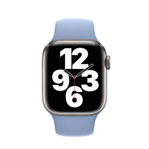 Оригинальный силиконовый ремешок Apple Sport Band Blue Fog для Apple Watch 41mm | 40mm | 38mm (MN293)