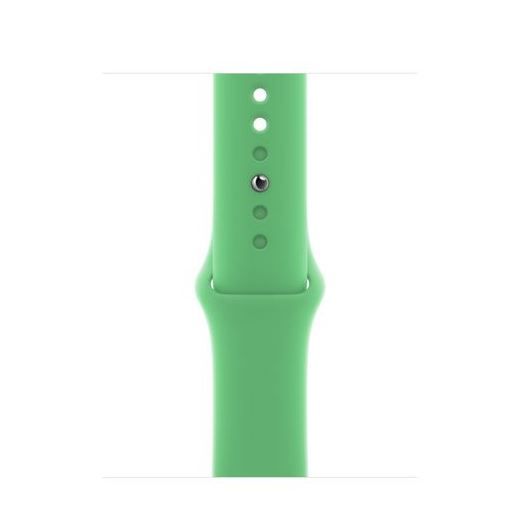 Оригінальний силіконовий ремінець Apple Sport Band Bright Green для Apple Watch 41mm | 40mm | 38mm (MN2C3)