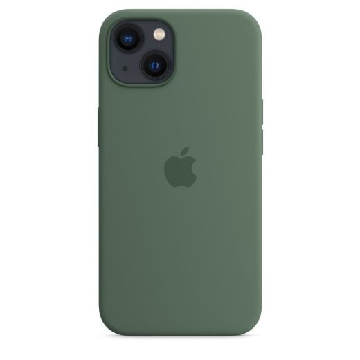 Оригинальный силиконовый чехол Apple Silicon Case with MagSafe Eucalyptus для iPhone 13 Mini (MN5Y3)