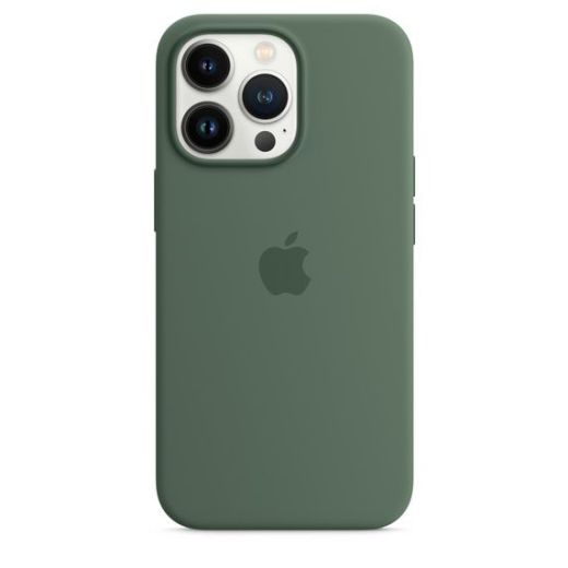 Оригінальний силіконовий чохол Apple Silicone Case with MagSafe Eucalyptus для iPhone 13 Pro (MN673)