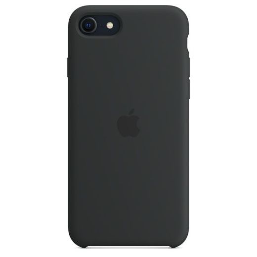 Оригинальный силиконовый чехол Apple Silicone Case Midnight (MN6E3) для iPhone SE (2022)