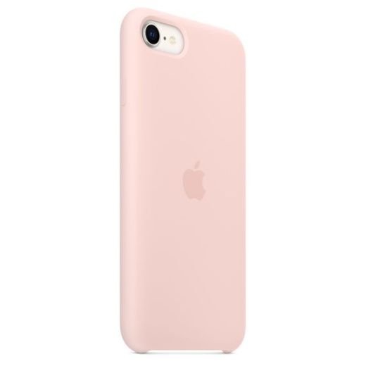 Оригінальний силіконовий чохол Apple Silicone Case Chalk Pink (MN6G3) для iPhone SE (2022)