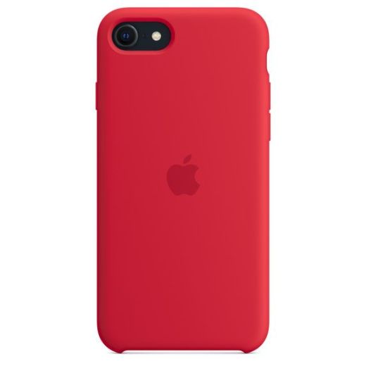 Оригінальний силіконовий чохол Apple Silicone Case Red(PRODUCT) (MN6H3) для iPhone SE (2022)