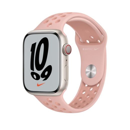 Оригинальный ремешок Apple Nike Sport Band Pink Oxford|Rose Whisper для Apple Watch 41 mm| 40 mm| 38 mm (MN6P3)