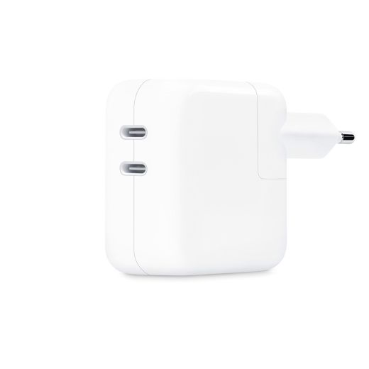 Оригінальний зарядний пристрій Apple 35W Dual USB-C Port Power Adapter для MacBook | iPhone | iPad (MNWP3)