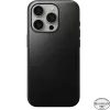 Кожаный чехол Nomad Modern Horween Leather Case Black для iPhone 15 Pro Max