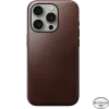 Кожаный чехол Nomad Modern Horween Leather Case Rustic Brown для iPhone 15 Pro Max