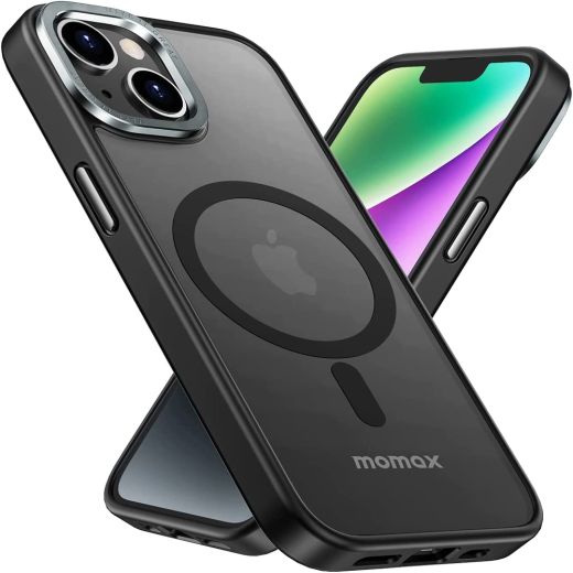 Чехол Momax Hybrid Case Magnetic Protective Case Black with MagSafe для iPhone 13 mini