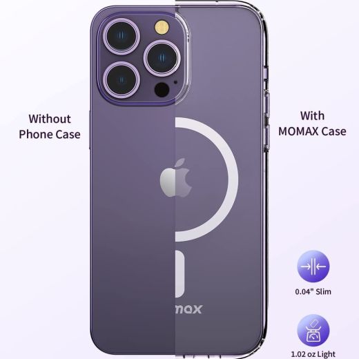 Чохол Momax Hybrid Case Magnetic Protective Case Transparent with MagSafe для iPhone 13 Pro Max