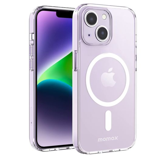 Чехол Momax Hybrid Case Magnetic Protective Case Transparent with MagSafe для iPhone 13 (CPAP21MW)