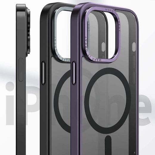 Чохол Momax Hybrid Magnetic Protective Black для iPhone 14 Pro (CPAP22MD)