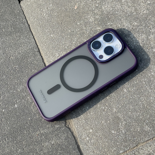 Чохол Momax Hybrid Magnetic Protective Purple для iPhone 14 Pro Max (CPAP22XLU)