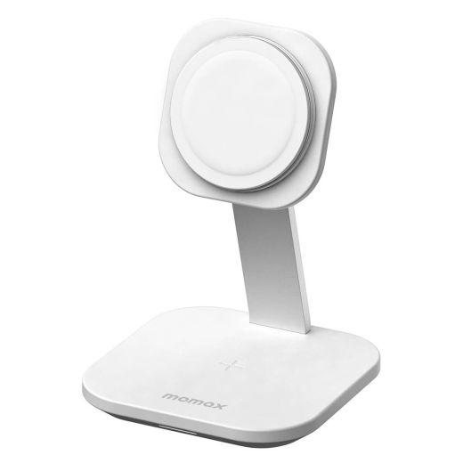 Док-станція 2 в 1 Momax Q.Mag Pro 2 2-in-1 Wireless Charger with MagSafe