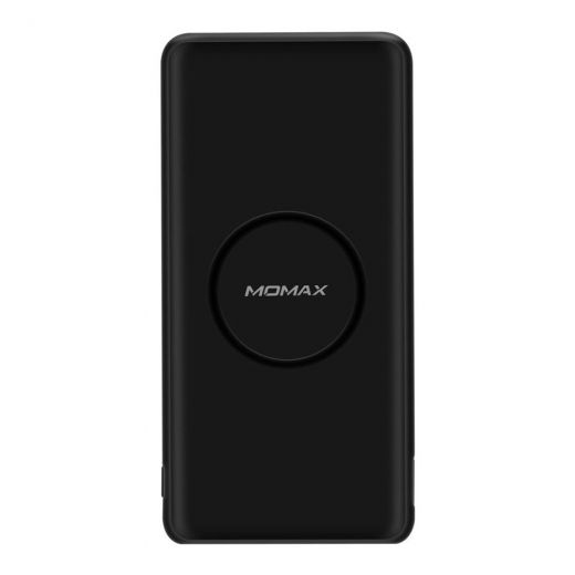 Повербанк (Внешний аккумулятор) MOMAX Q.Power Slim Wireless Charging Pad + Power Bank 5000mAh Black (IP85D)
