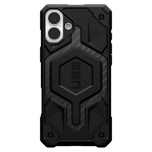 Противоударный чехол UAG Monarch Pro Magsafe Carbon Fiber для iPhone 16 (114458114242)