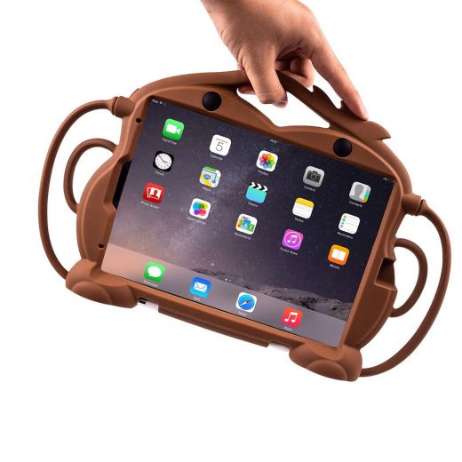 Детский противоударный чехол CasePro Monkey Brown для iPad Pro 11" (2020 | 2021 | 2022 | M1 | M2)