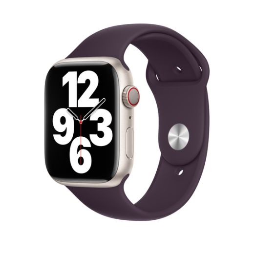 Оригинальный ремешок Apple Sport Band Size M/L Elderberry для Apple Watch 49mm | 45mm | 44mm (MP7T3)