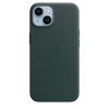 Кожаный чехол CasePro Leather Case with MagSafe Forest Green для iPhone 14