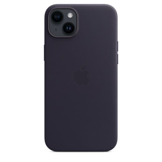 Оригінальний шкіряний чохол Apple Leather Case with MagSafe Ink для iPhone 14 Plus (MPPC3)