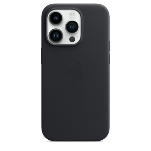 Кожаный чехол CasePro Leather Case with MagSafe Midnight для iPhone 14 Pro