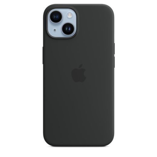 Оригінальний силіконовий чохол Apple Silicone Case with MagSafe Midnight для iPhone 14 (MPRU3)