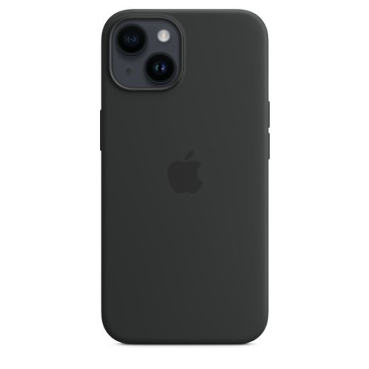 Силіконовий чохол CasePro Silicone Case with MagSafe Midnight для iPhone 14