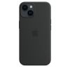 Силиконовый чехол CasePro Silicone Case with MagSafe Black для iPhone 15