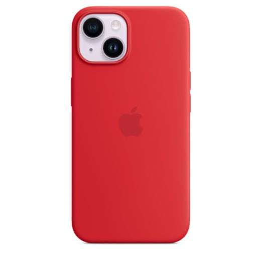 Силіконовий чохол CasePro Silicone Case (PRODUCT) Red для iPhone 14