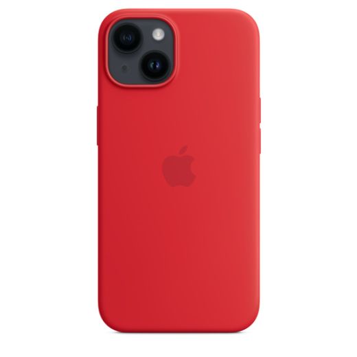Силиконовый чехол CasePro Silicone Case (PRODUCT) Red для iPhone 14