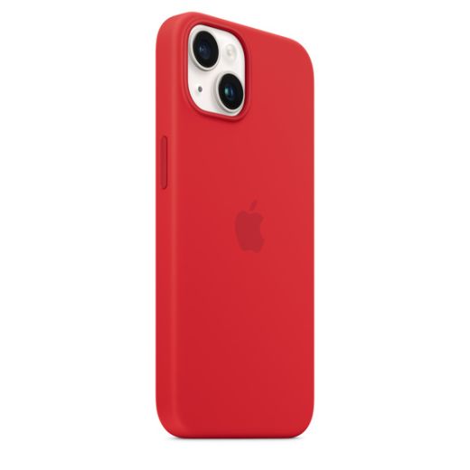 Силіконовий чохол CasePro Silicone Case with MagSafe (PRODUCT) Red для iPhone 14