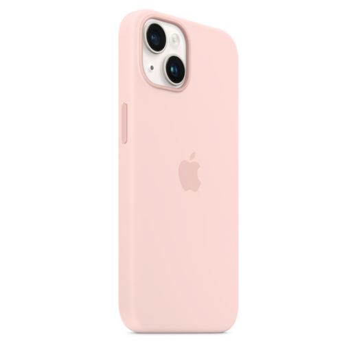 Силіконовий чохол CasePro Silicone Case with MagSafe Chalk Pink для iPhone 14
