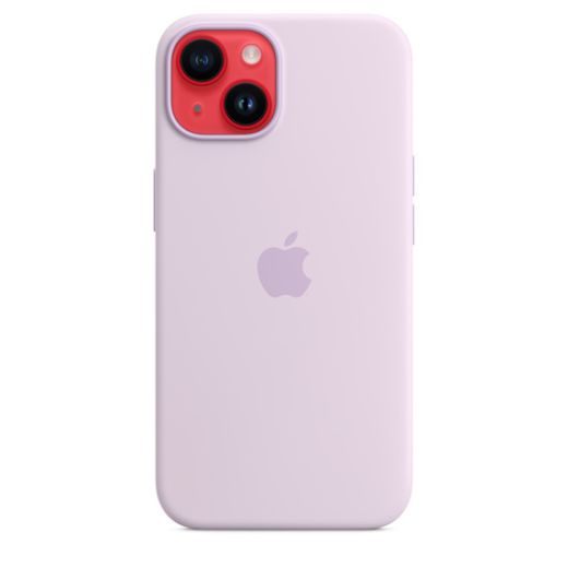 Оригінальний силіконовий чохол Apple Silicone Case with MagSafe Lilac для iPhone 14 (MPRY3)
