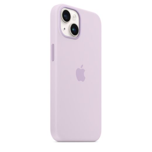 Оригинальный силиконовый чехол Apple Silicone Case with MagSafe Lilac для iPhone 14 (MPRY3)