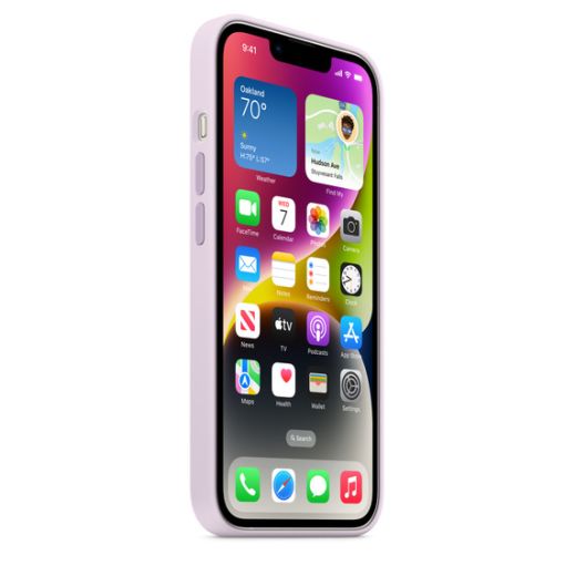 Силиконовый чехол CasePro Silicone Case Lilac для iPhone 14