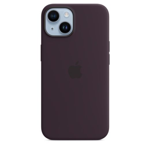 Силиконовый чехол CasePro Silicone Case with MagSafe Elderberry для iPhone 14