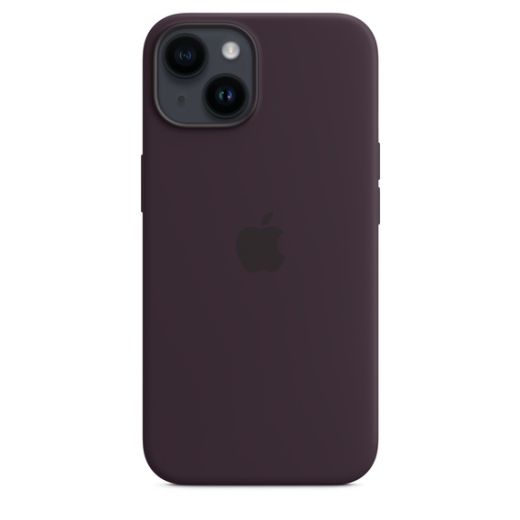 Оригинальный силиконовый чехол Apple Silicone Case with MagSafe Elderberry для iPhone 14 (MPT03)